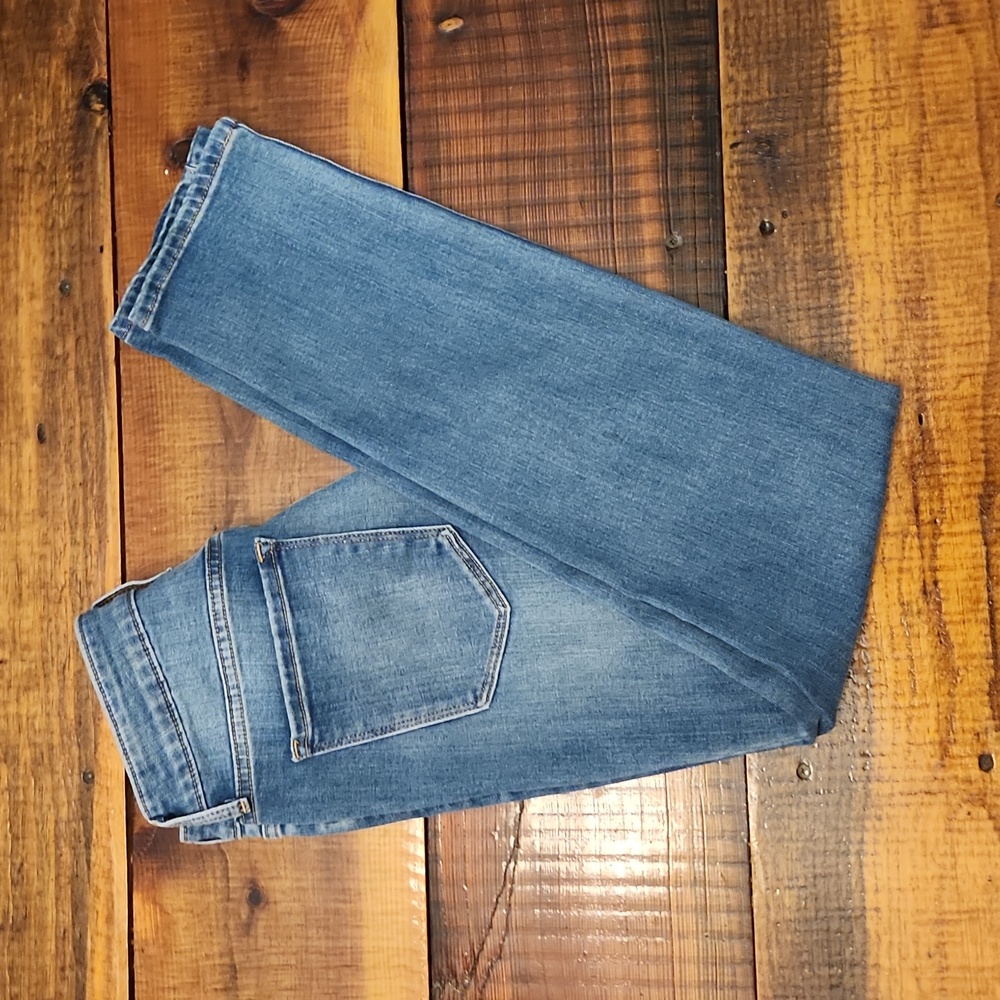 Old Navy Power Slim Straight Mid-Rise Jeans